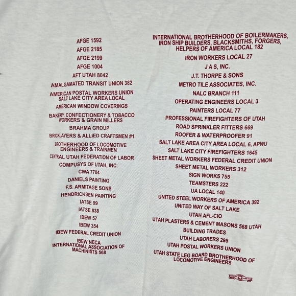 Labor Day Single Stitch, T-Shirt. Size L - Picture 7 of 7